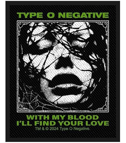 Amazon.com: Men's Type O Negative October Rust Back Patch Black